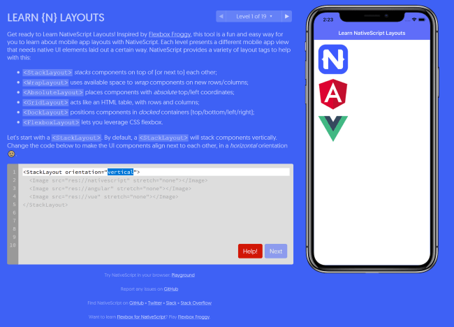 Learn NS Layouts