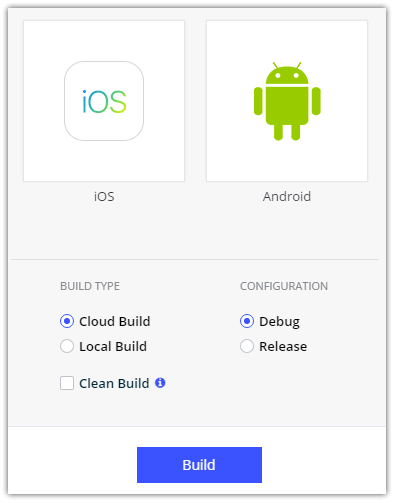 sidekick cloud build menu