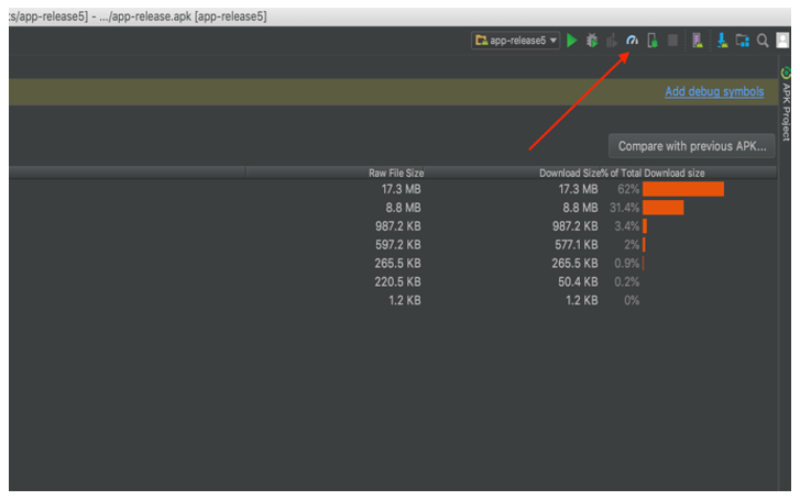 android studio profile