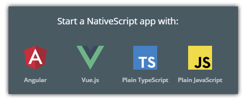 nativescript frameworks