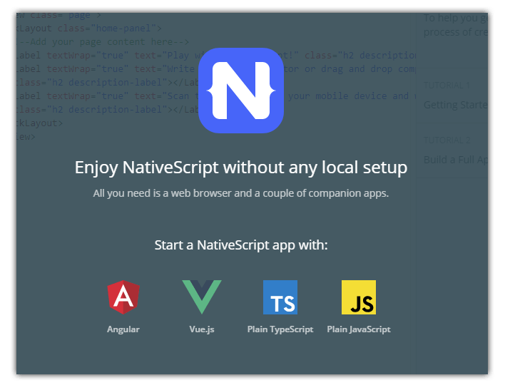 nativescript playground